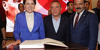 İYİ Parti Genel Başkanı Akşener Başkan Böcek’i ziyaret etti